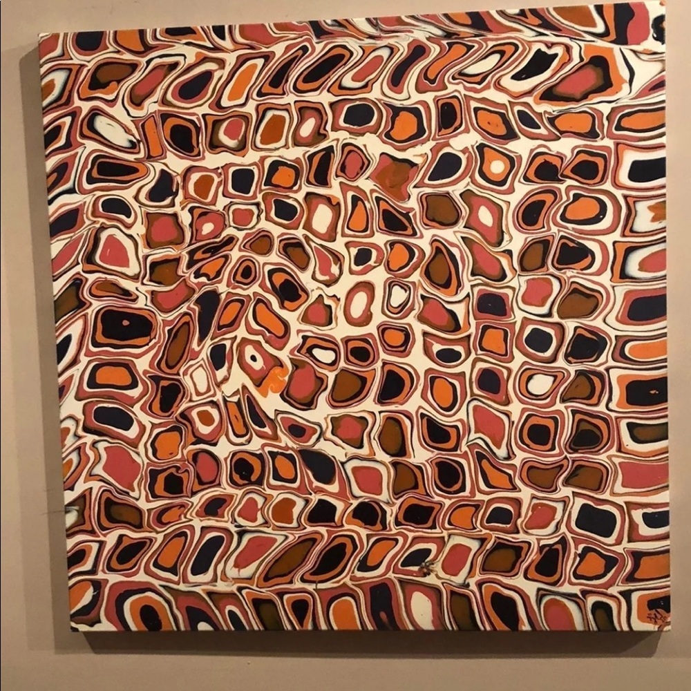 3ftx3ft Acrylic Pour Painting